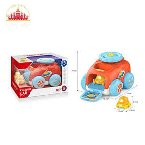 Parent-child Interactive Mini Cartoon Plastic Catapult Car Toy For Kids SL04A511