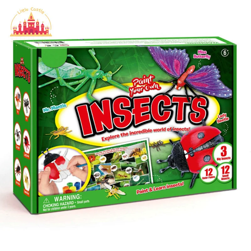 Kids Educational Toy DIY Wild Animal Painting Set Plaster Crafts SL17A046
