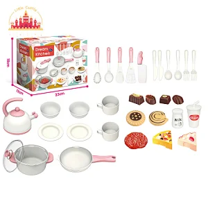 New Kitchen Cooking Play House Plastic Pressure Cooker Set Toys For Kids SL10D906