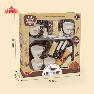 New Design Play Food Set Simlation Plastic Afternoon Tea Set Toys For Kids SL10D381