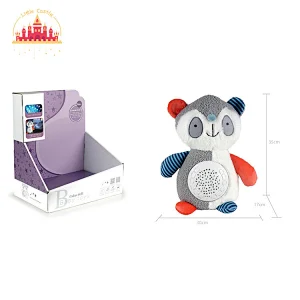 Popular Baby 12 Keys Sleep Soothing Doll Raccoon Plush Toy With Projecter SL21E040
