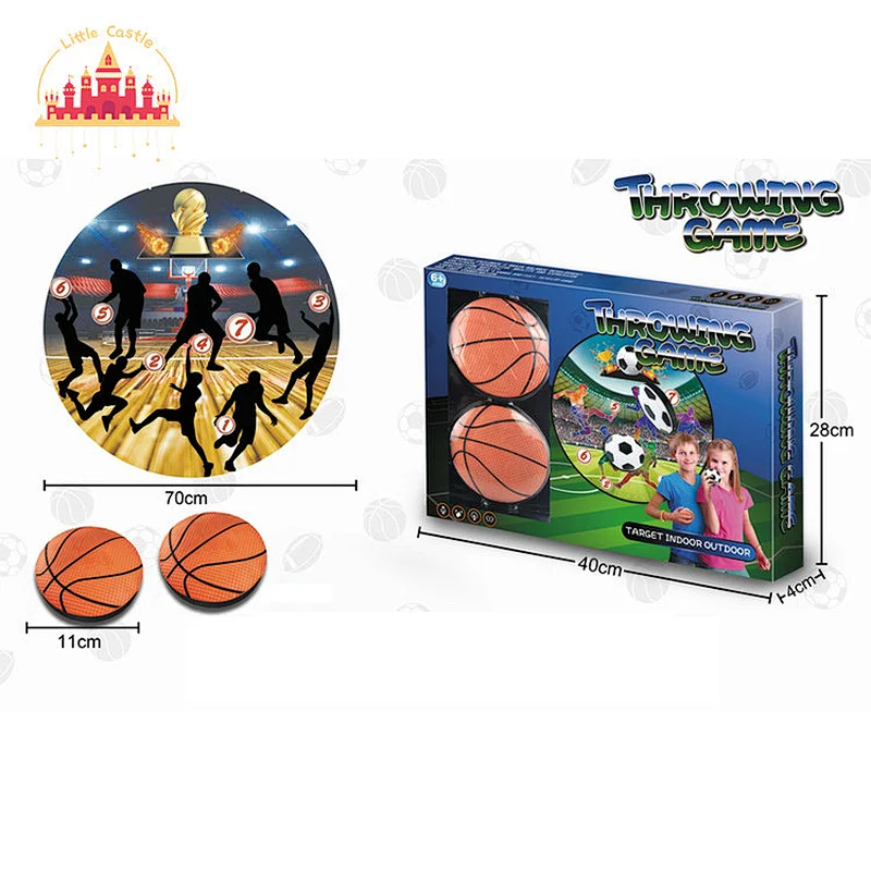 Indoor Outdoor Cloth Dart Board Funny Basketball Throwing Game For Kids SL01F087