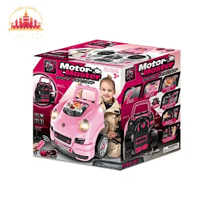 Customize Kids DIY Electric Plastic Disassembly Car Toy With Light Sound SL10G708