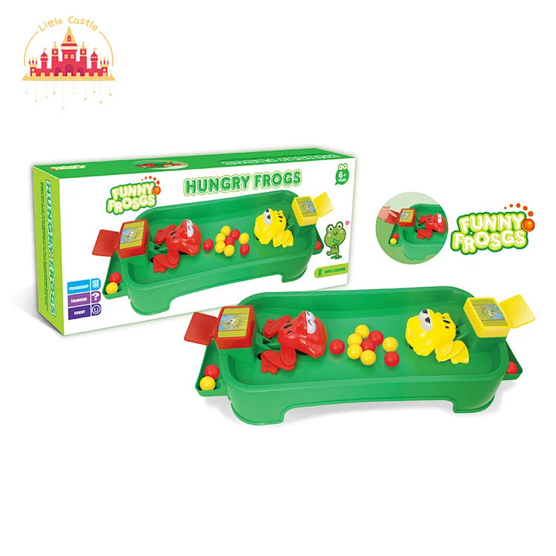 3 Players Parent Child Interaction Table Toy Plastic Frog Beads Board Game SL01A140