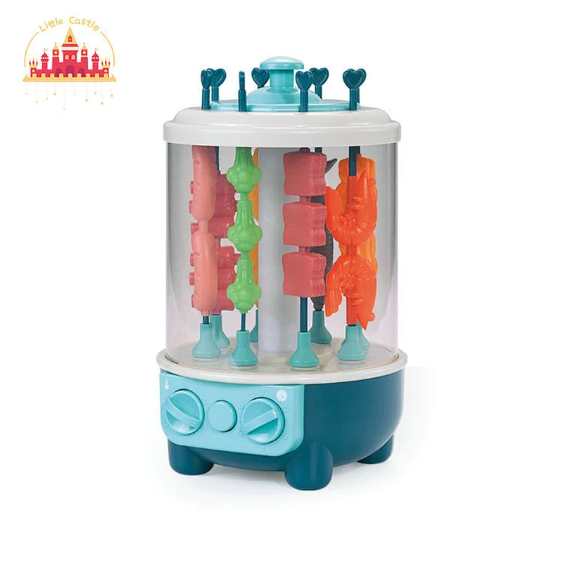 New Style Kids Kitchen Pretend Play Electric Rotating Barbecue Grill Toy SL10D346