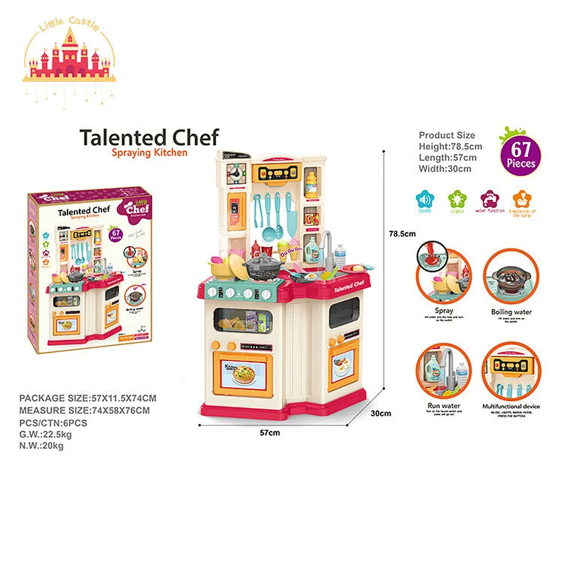 Wholesale Pretend Role Play Cooking Game Plastic Kitchen Set Toys For Kids SL10C327