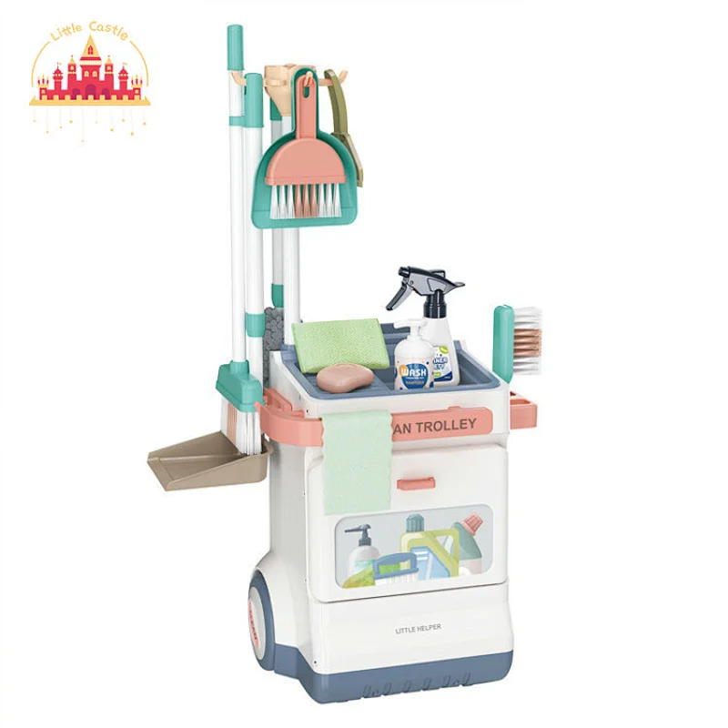 Kids Pretend Play Simulation Bathroom Plastic Washing Table Toy With Light Music SL10D842
