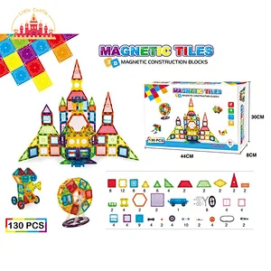 37 Pcs Construction Blocks Kit Assembly Plastic Magnetic Track Toy For Kids SL13E109