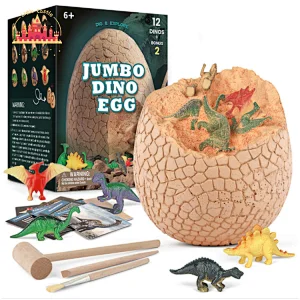 Handmade Tyrannosaurus Rex Luminous Dinosaur Fossil Kids Excavation Toy SL17A099