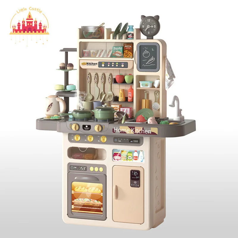 Popular Kids Pretend Play Electric Plastic Kitchen Toy With Light Music SL10C046