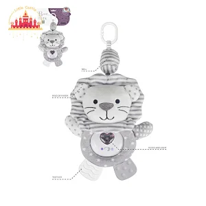 Popular Baby Sleeping Appease Soft Doll Plush Lion Toy With Sound Light SL21E083