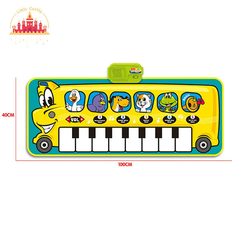 Fashion Colorful Electronic Musical Blanket Piano Keyboard Play Mat For Kids SL07D010