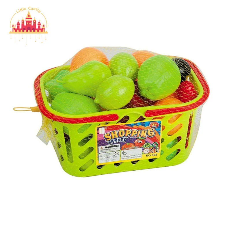 Kids Educational Play Food Set Plastic Vegetable Toys With Tote Bag SL10D601