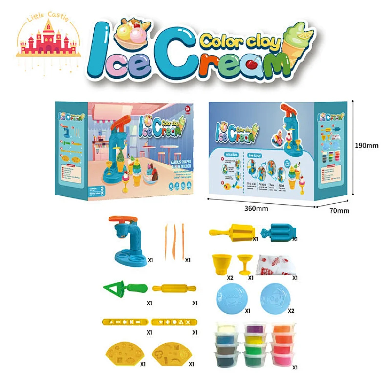 New Arrival Educational Pretend Role Play Dentist Play Dough Set For Kids SL01A441
