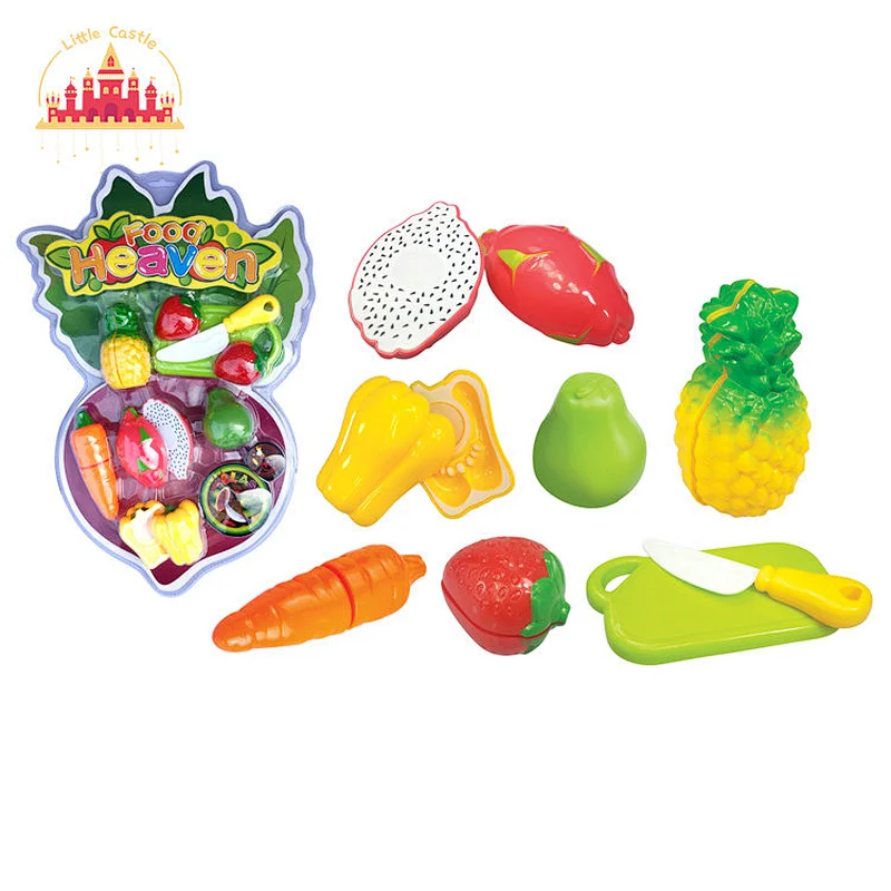 Kids Food Simulation Cooking Play Plastic Cutting Fruit Vegetable Toys SL10B033
