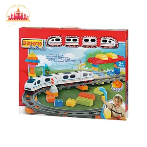 Hot Selling Assembly 99 Pcs Plastic Electric Train Track Set Toy For Kids SL04C007