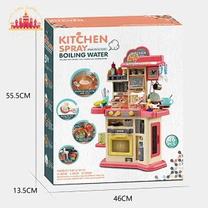 Funny Cooking Game Set Multifunctional 80 CM Plastic Play Kitchen For Kids SL10C189