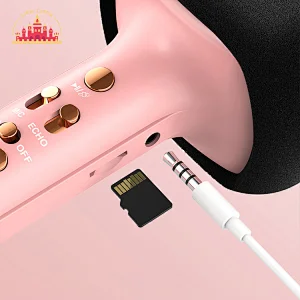 Hot Selling Karaoke Wireless Bluetooth Handheld Microphones With Speaker SL07C004