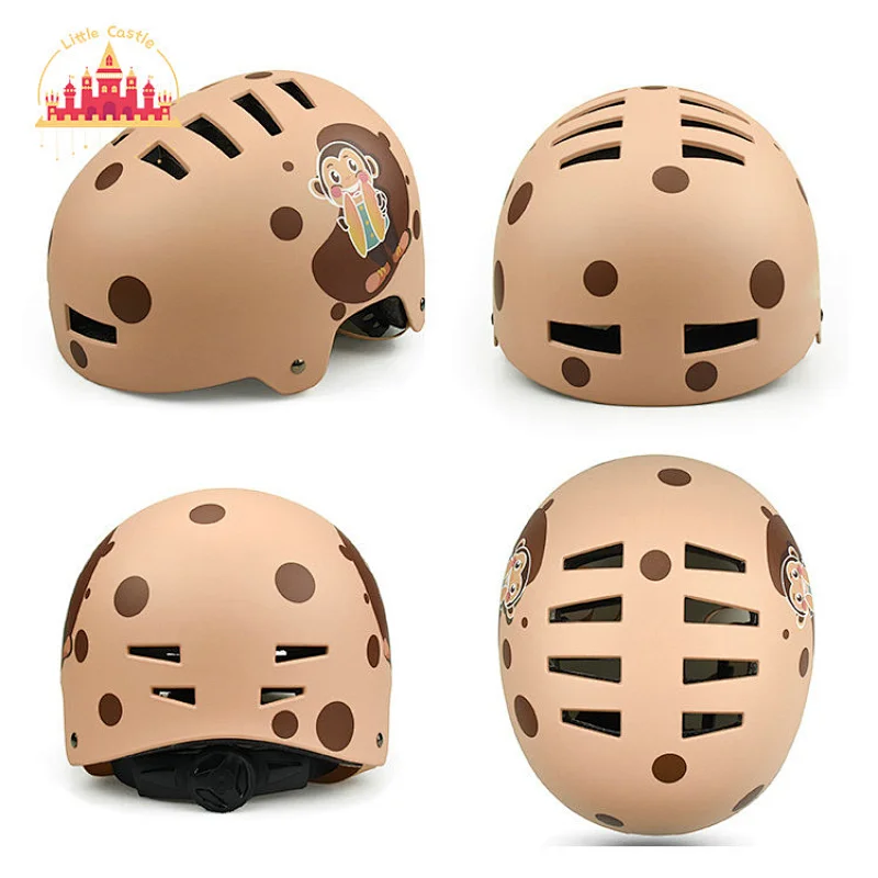 High Quality Sport Safety Cartoon Monkey Roller Skating Helmet For Kids SL01D056