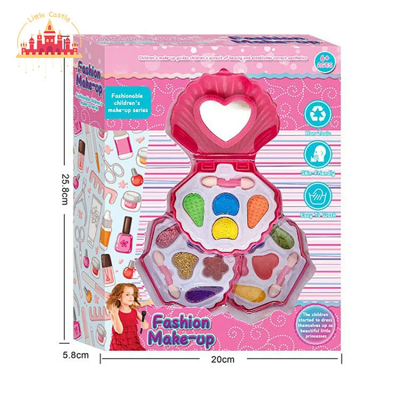 2023 New Pretend Play Doll Dress Up Game Plastic Makeup Kit Toys For Kids SL10A465