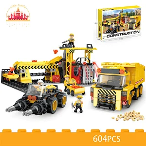 Wholesale Educational DIY 604 Pcs Plastic Engineering Blocks Set For Kids SL13A647