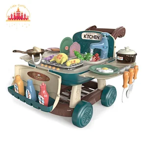 Hot Selling Kids Pretend Play Plastic Ice Cream Store Toy With Light Sound SL10D840