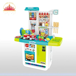 Wholesale Kids Cooking Play Set Electric Plastic Kitchen Toy With Touch Screen SL10C070