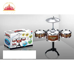 New Style Kids Musical Instrument Plastic Jazz Drum Set Toys With Chair SL07E130