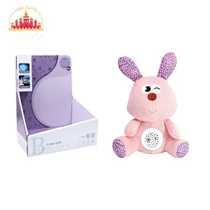 Baby Night Light Soother Doll Musical Soft Cartoon Projector Plush Toy SL21E007