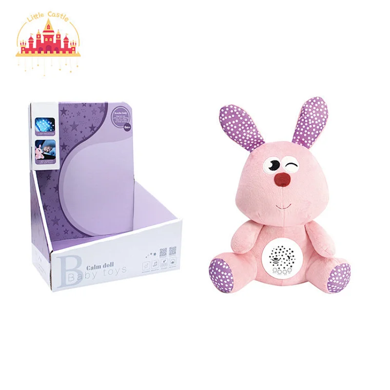 New Style Baby Sleeping Soother Soft Monkey Projection Plush Toy With Music SL21E017