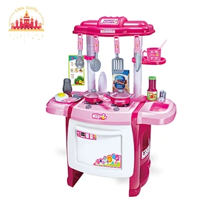 Wholesale Kids Cooking Play Set Electric Plastic Kitchen Toy With Touch Screen SL10C070