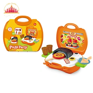 Wholesale Kitchen Pretend Play 23 Pcs Plastic Cooking Pizza Set Toy For Kids SL10G297
