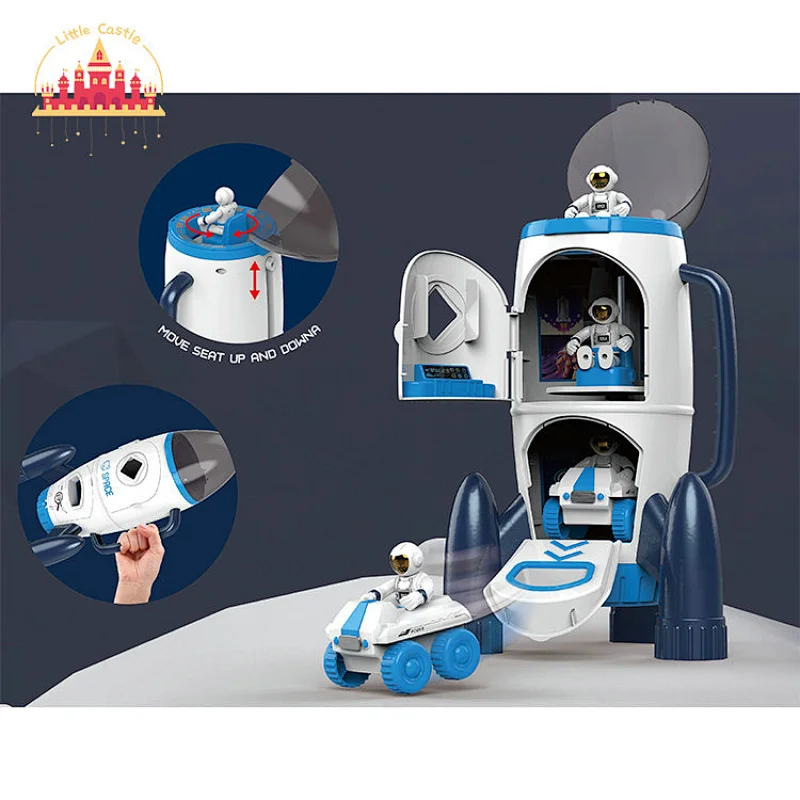 New Design Kids Space Model Toys Plastic Space Capsule With Radar Vehicle SL04A330
