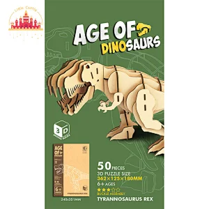 New Arrival Educational DIY Dinosaur Model 50 Pcs Paper 3D Puzzle For Kids SL14D017