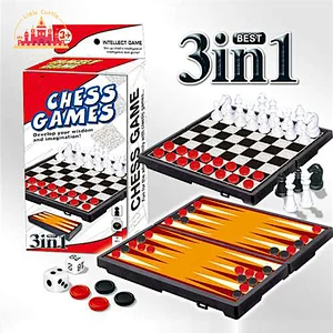 New Design Intelligent Table Board Game Plastic Chess Play Set For Kids SL11A030