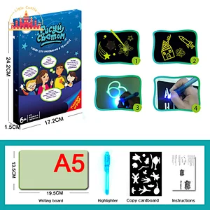 Glow In Dark Educational Painting Toy A3 Luminous Drawing Board For Kids SL12B012