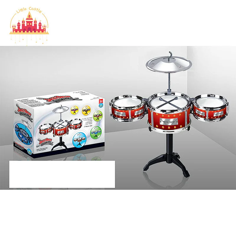 Customize Educational Musical Toy Percussion Plastic Jazz Drum Set For Kids SL07E068