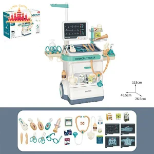 Kids Pretend Play Simulation Bathroom Plastic Washing Table Toy With Light Music SL10D842