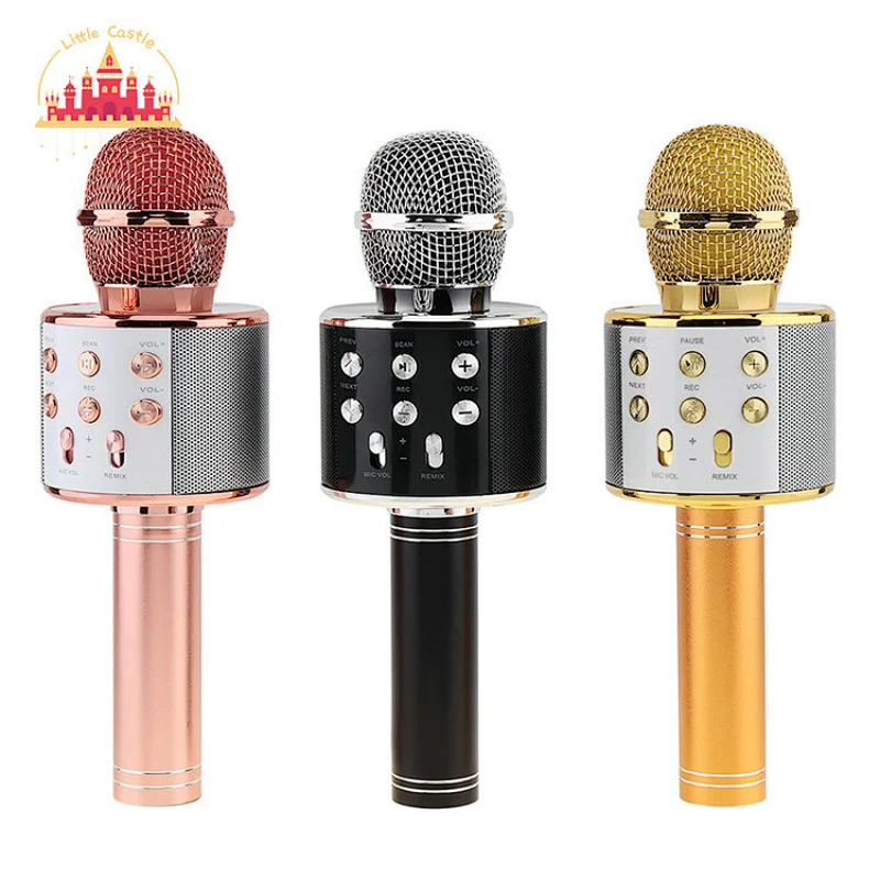 Fashion Bluetooth Wireless Microphone Handheld Karaoke Mic USB Mini Home KTV SL07C011