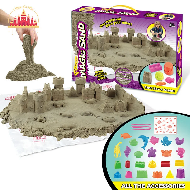 Creative DIY Magic Mud Non-toxic Kids Red Space Sand Set With Accessories SL01A169
