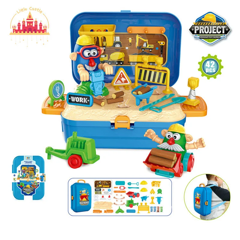 Wholesale Engineering Mud Backpack DIY Color Clay Modelling Toy For Kids SL10G124