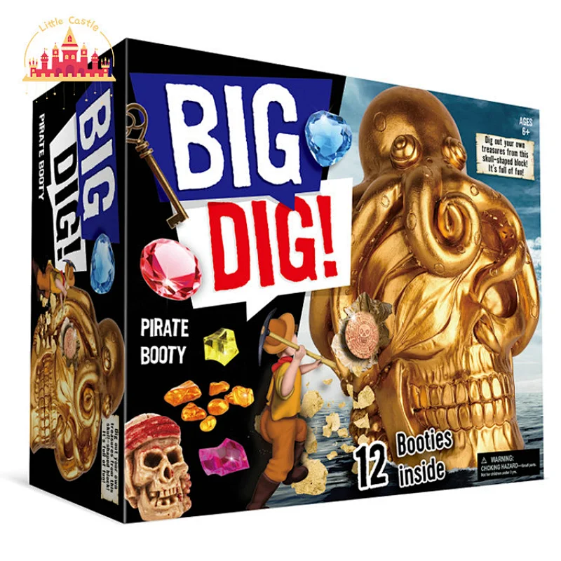 Science Archaeology Mining Toy Heart stone Excavation Set For Kids SL17A089