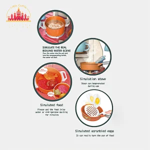 65 Pcs Cooking Play Set Multifunctional Plastic Spray Kitchen Toy For Kids SL10C183