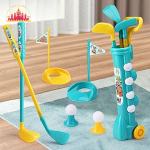 Indoor Outdoor Parent-child Interactive Game Plastic Golf Set Toy For Kids SL10D846