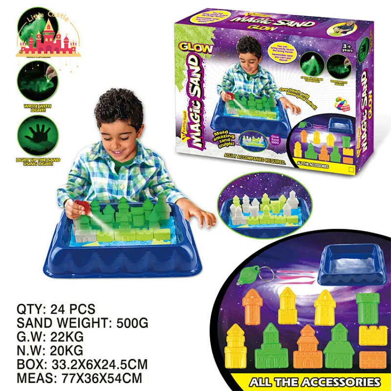 Creative DIY Magic Mud Non-toxic Kids Red Space Sand Set With Accessories SL01A169