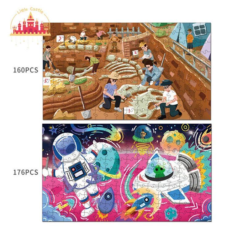 Customize Educational 200 Pcs City Fire Theme Cardboard Jigsaw Puzzle For Kids SL20B032