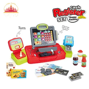 Hot Sale Supermarket Toy Play House Plastic Cash Register Play Set For Kids SL10E046