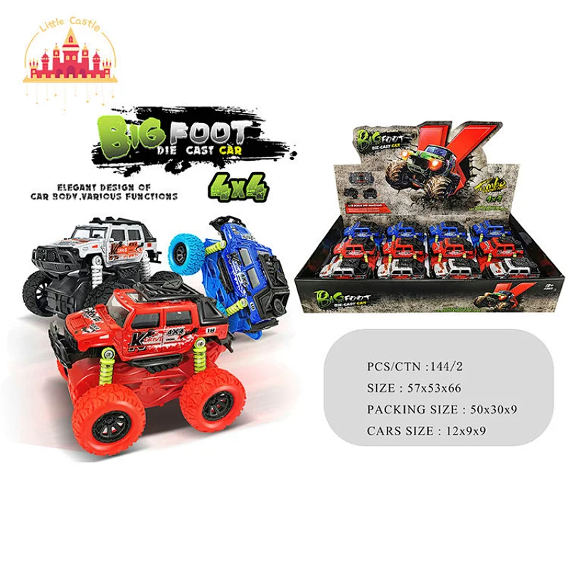 Kids Diecast Toy 12 Pcs 1:32 Alloy Pull Back Model Car Set With Opening Doors SL04A771