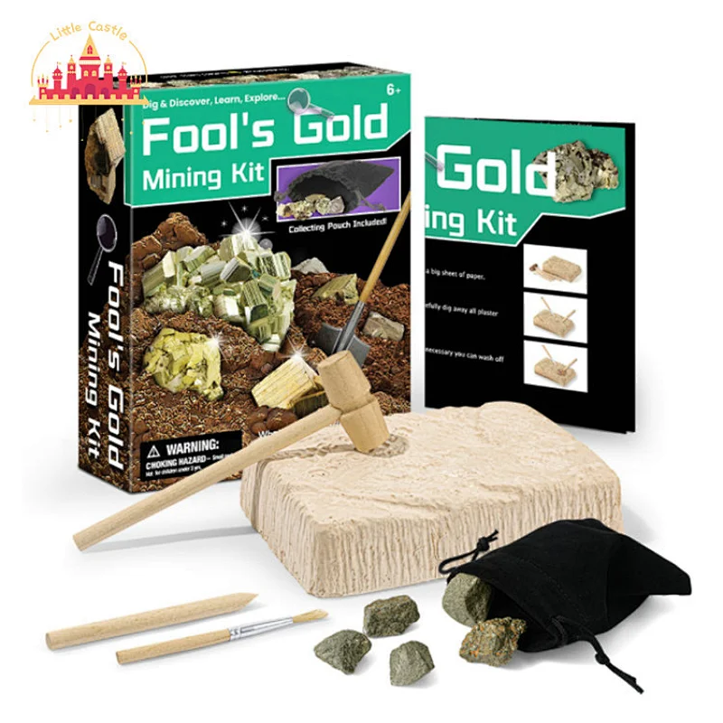 Kids Educational Pyrite Dig and Discover Excavation Toy with Tools SL17A078