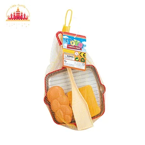 Fashion Pink Backpack Mini 26 Pcs Plastic Cooking Set Toys For Kids SL10D628